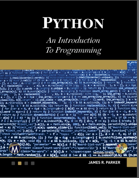 Python An Introduction to Programming